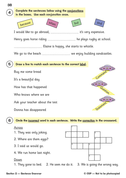 KS2 English: Grammar, Punctuation and Spelling Workbook - Ages 7-11