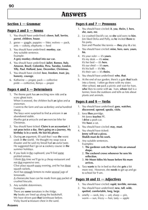 KS2 English: Grammar, Punctuation and Spelling Workbook - Ages 7-11