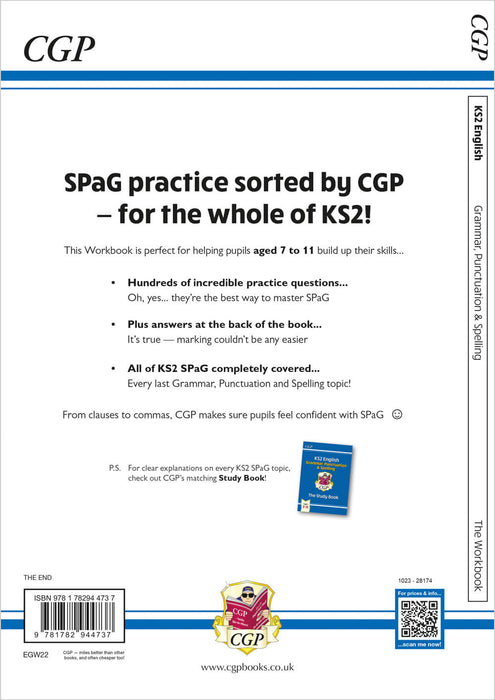 KS2 English: Grammar, Punctuation and Spelling Workbook - Ages 7-11