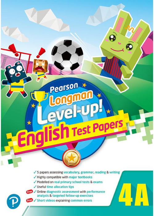 PEARSON LONGMAN LEVEL UP! ENGLISH TEST PAPERS 4A