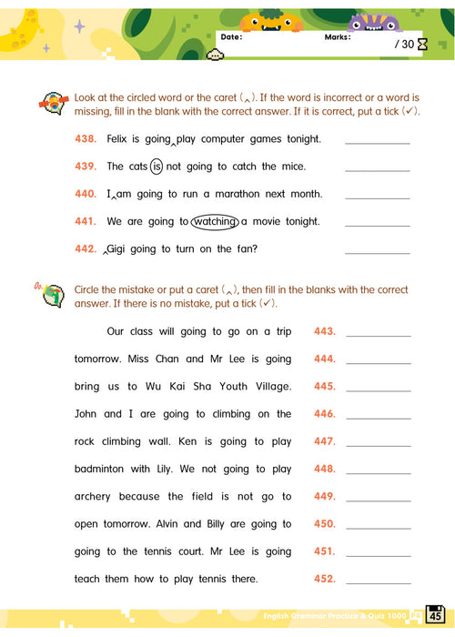 English Proofreading Practice & Quiz 1000  P4