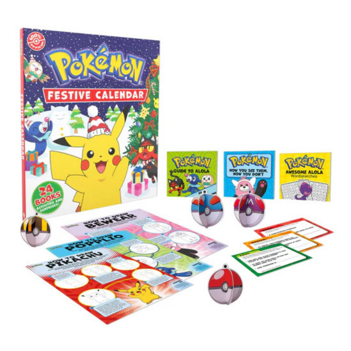 Pokemon: Festive Calendar: A festive collection of 24 books, activities and surprises!