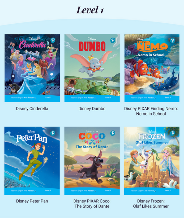 Pearson - Disney Level Reader - Level 1 (6 books)