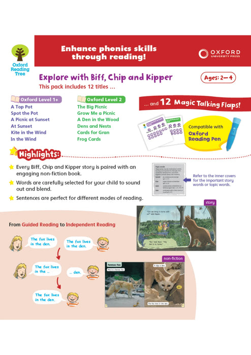 ORT - Oxford Reading Tree (Explore with Biff, Chip and Kipper) 牛津科普故事套裝｜Compatible with Oxford Reading Pen