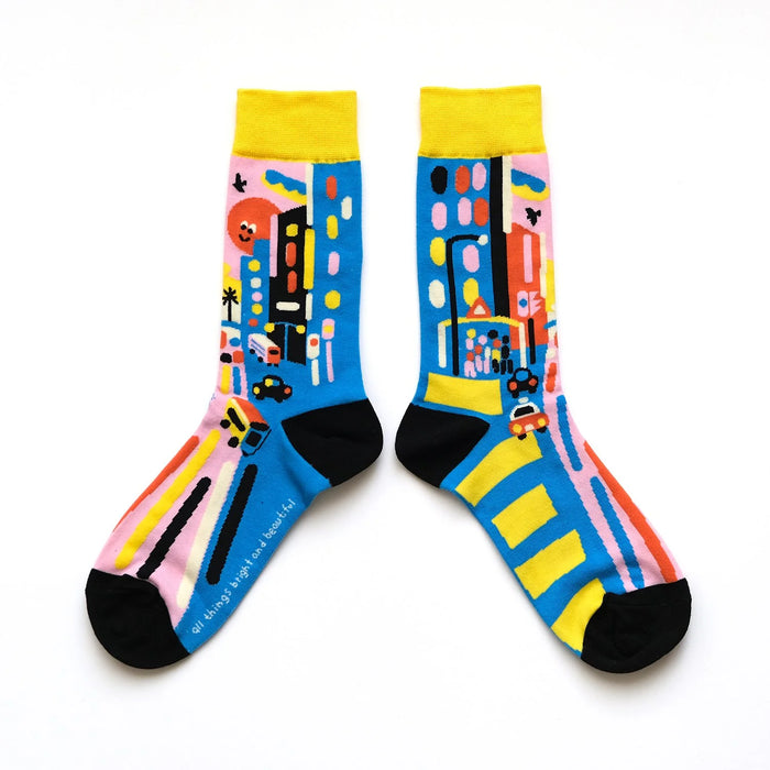Mong Kok Sunset Socks 旺角日落襪子