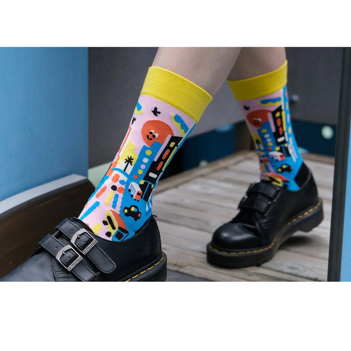 Mong Kok Sunset Socks 旺角日落襪子
