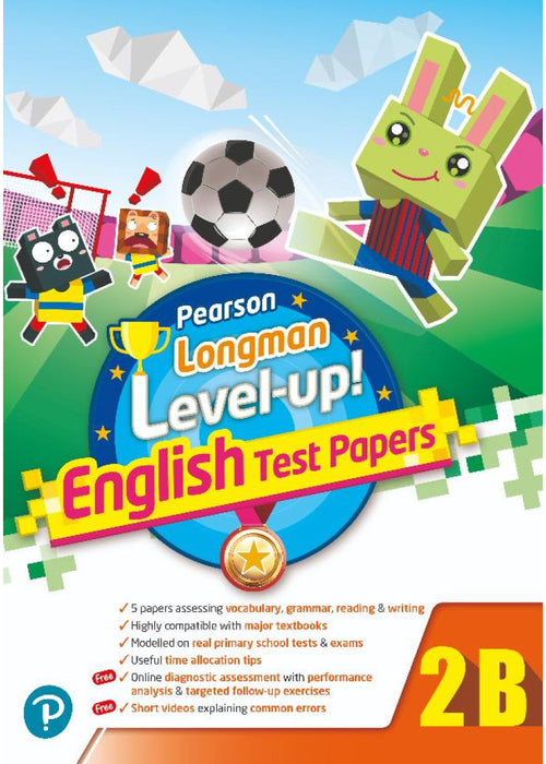 PEARSON LONGMAN LEVEL UP! ENGLISH TEST PAPERS 2B