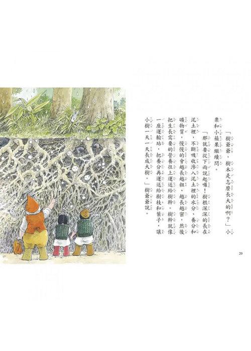【好好讀小學堂】早安森林套書：山櫻樹下的新家+大樹的祕密+養蜂人家 (限量附贈自然觀察筆記本)